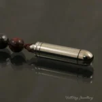 Мъжко колие от червено тигрово око и хематит - Image 3